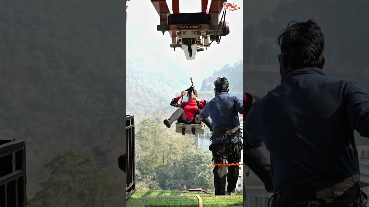 SCAD Jump Rishikesh | No Rope No Fear Just Faith 🔥 | Extreme Adventure India