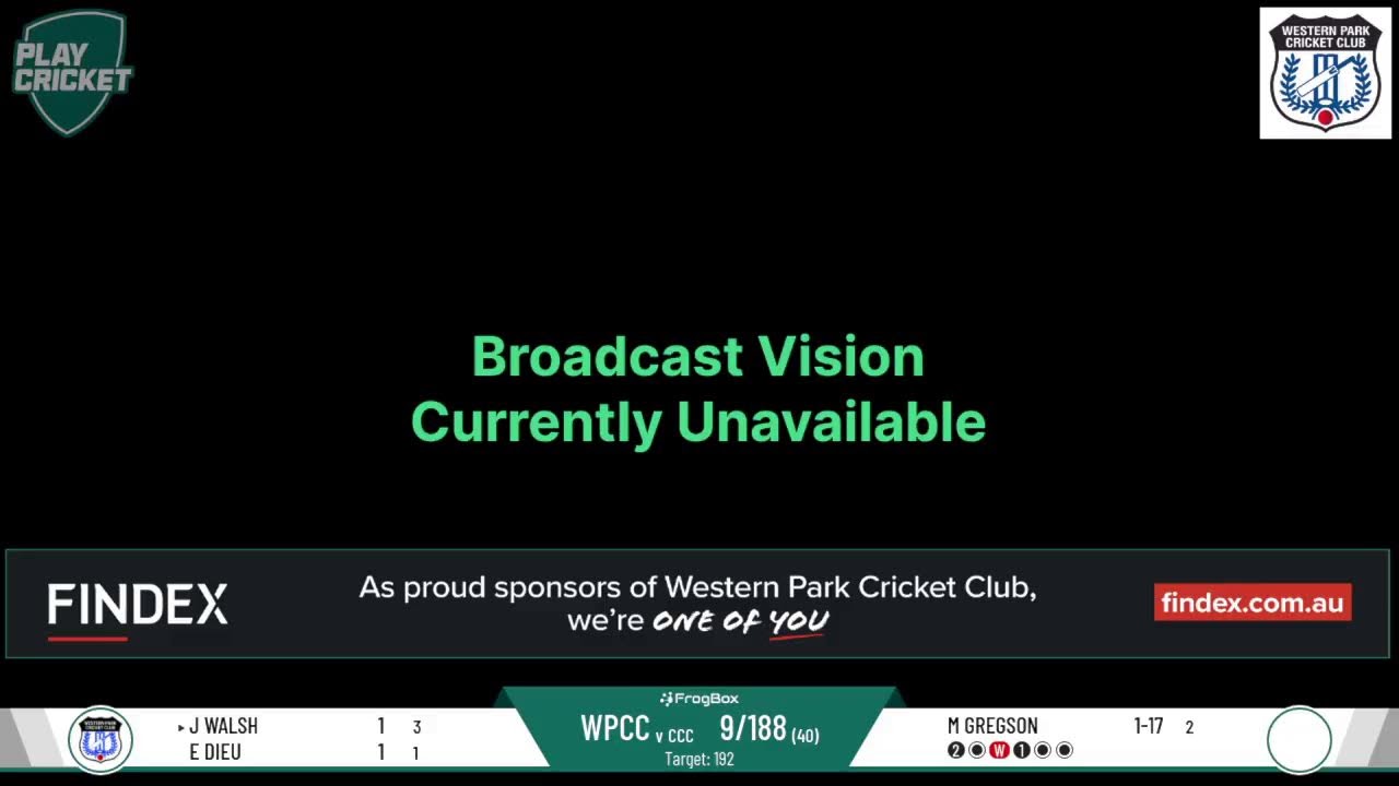 WESTERN PARK 1st XI v CATANI 1st XI