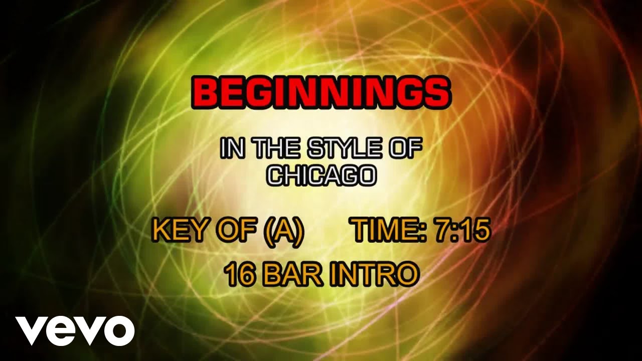 Chicago - Beginnings (Karaoke)