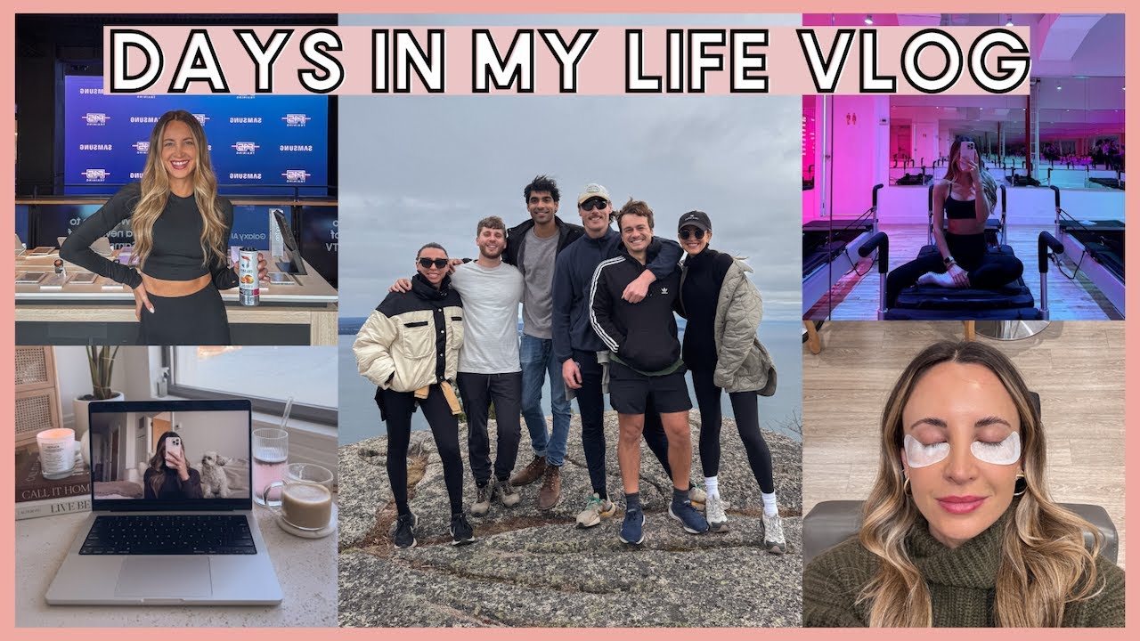 VLOG: hiking trip to Maine, self-care, Alo Haul, workouts, life chats & my healthy lifestyle in NYC!