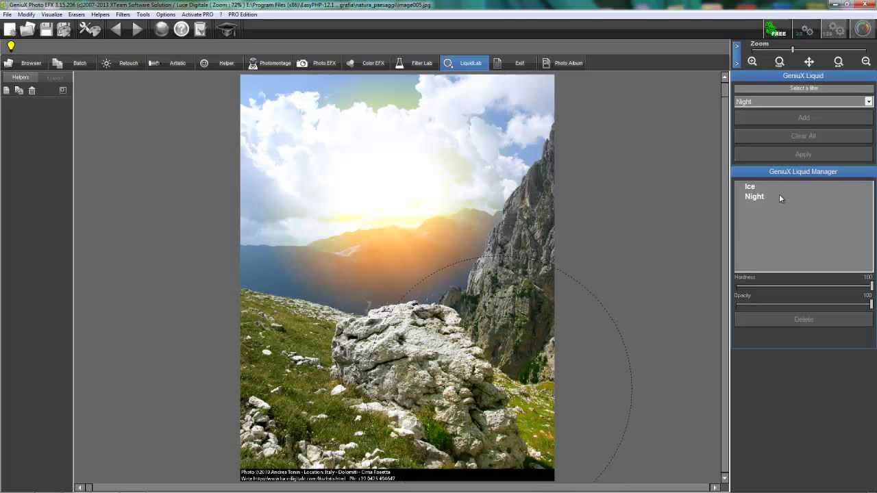GeniuX Photo EFX 3 - Liquid Lab Preview