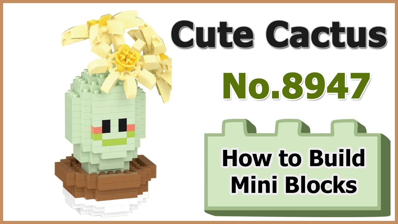 How to Build Mini Blocks Cactus No.8947 Review Instructions Specifications