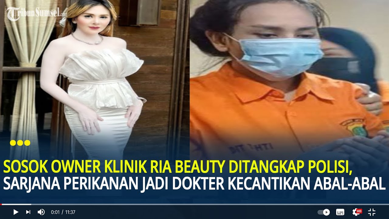 Sosok Owner Ria Beauty Ditangkap Polisi, Lulusan Sarjana Perikanan Jadi Dokter Kecantikan Abal-abal