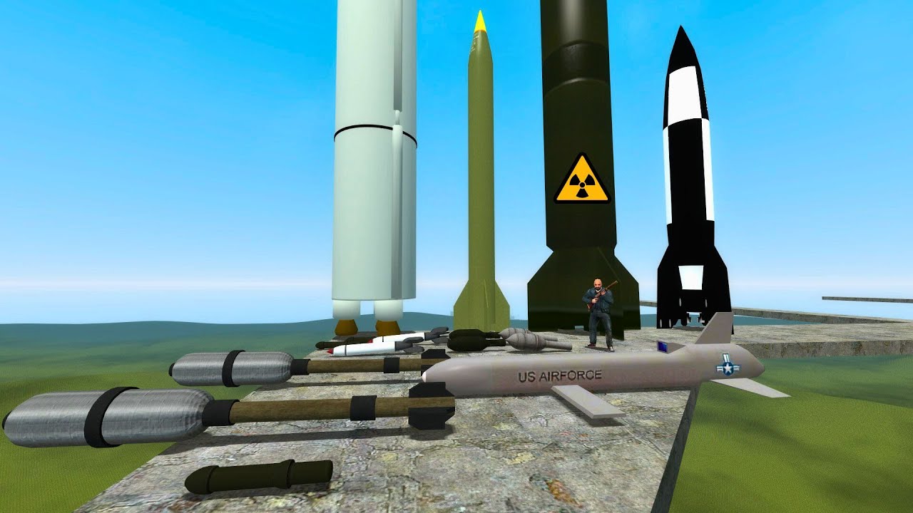 MASSIVE EXPLOSIONS OF NUCLEAR AND ATOMIC BOMBS in GMod☠️- Garry's Mod