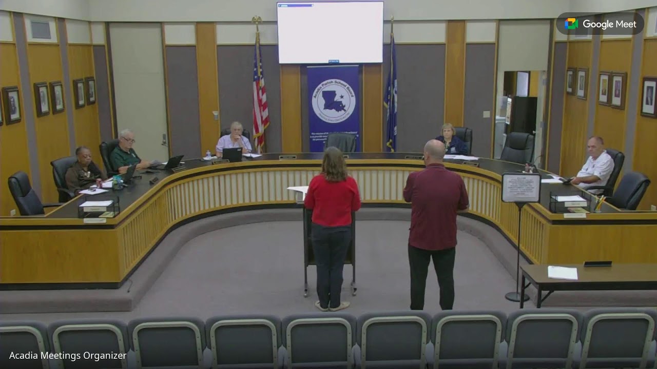 Acadia Parish committee Meeting 11-18-25