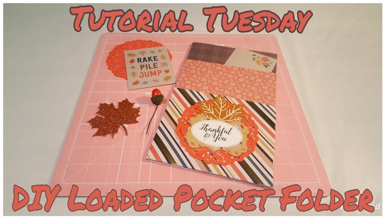 How to make a loaded pocket folder | Tutorial Tuesday | Planning With Eli