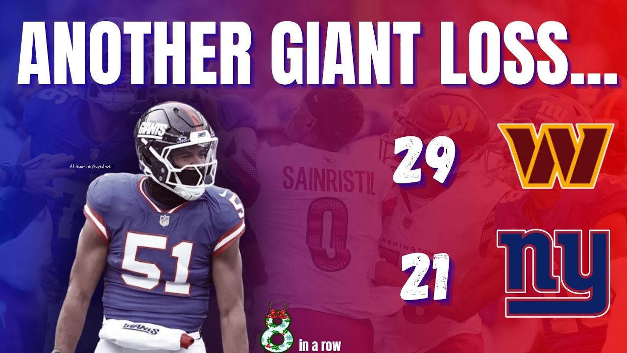 Giants lose eighth straight game