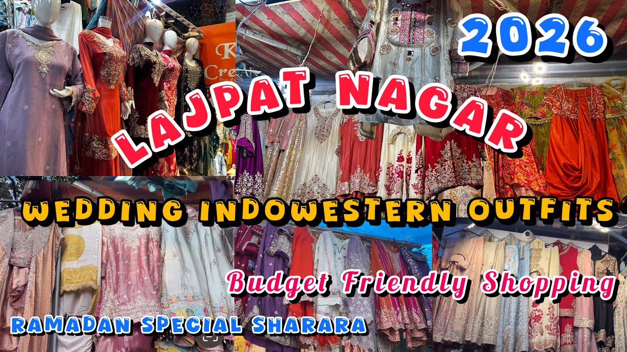 Lajpat Nagar Central Market | Wedding Party Outfit in Budget friendly | 😍😍😍 | Resham vlog | 