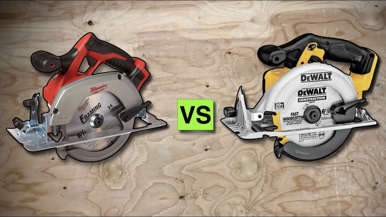 Which is best? DEWALT vs MILWAUKEE 6-1/2