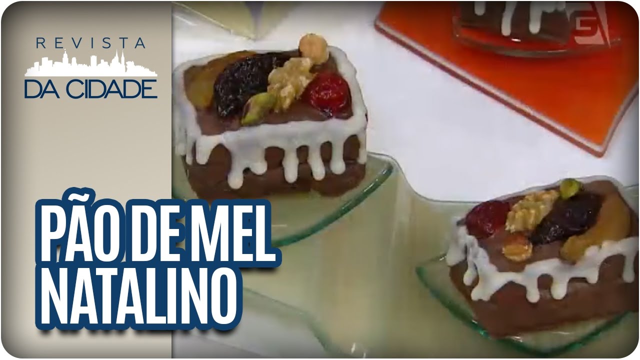 Pão de Mel Natalino - Revista da Cidade (18/10/2016)