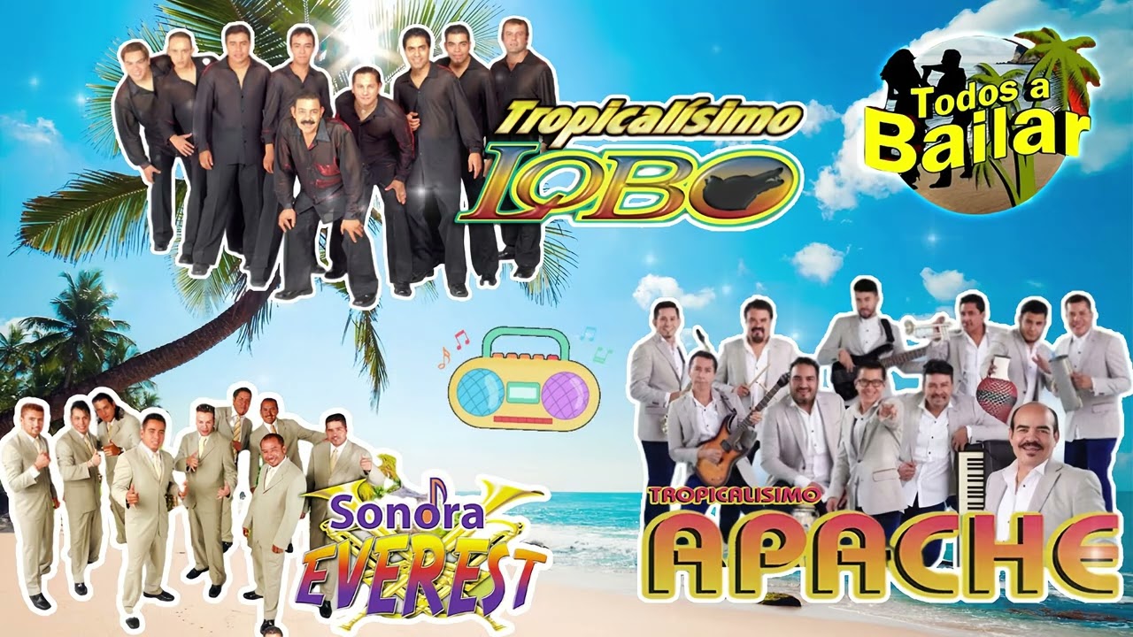 Tropicalisimo Apache,Tropicalisimo Lobo,Sonora Everest Cumbias - La Combinación Perfecta Para Bailar