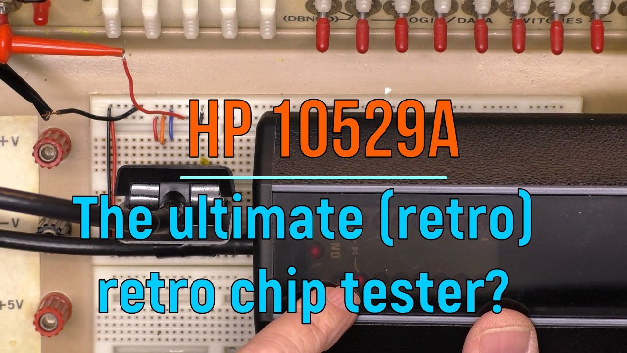 HP 10529A Логический компаратор, лучший (ретро) ретро-тестер микросхем? Ремонт, демонстрация, бонус.