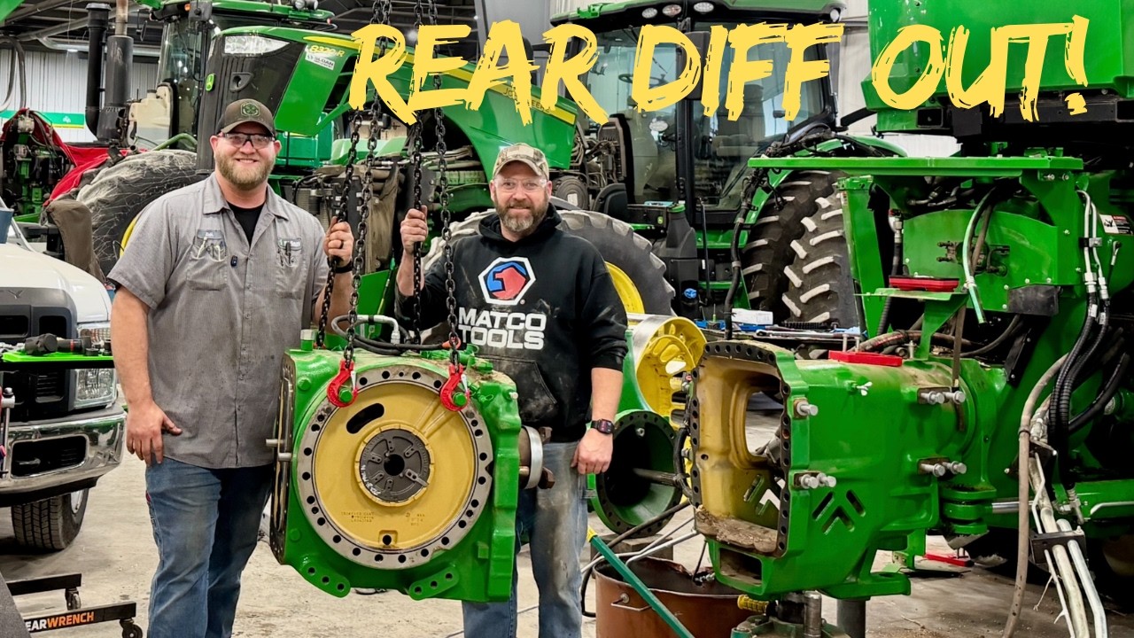 9RX 640 Tear Down Continues — We Finally Pulled the Rear Differential