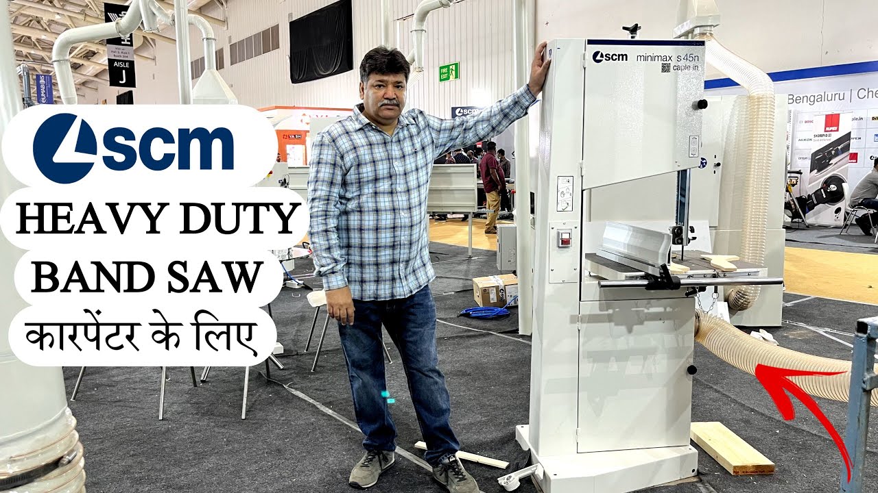 SCM Minimax s 45n - carpenter के लिए सबसे बाडिया Band Saw - Full Review/Tutorial In Hindi