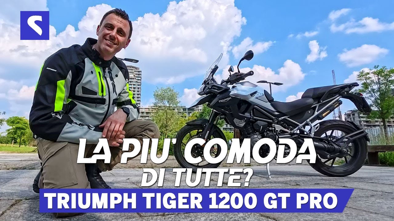 PROVA Triumph Tiger 1200 GT PRO 2025. La regina del comfort