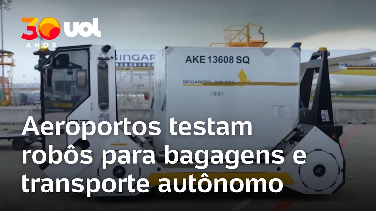 O futuro chegou: bagagens guiadas por robôs; transporte público sem motoristas? I O Impensável