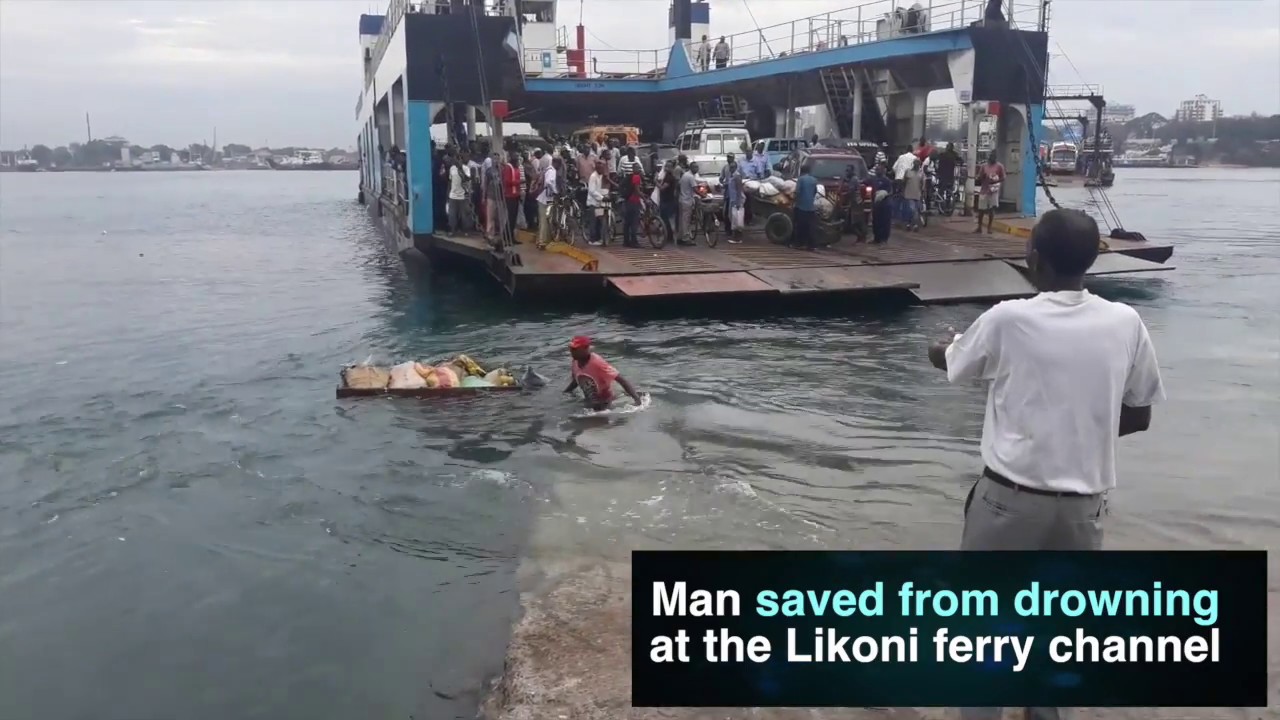 Man saved from drowning at the Likoni ferry channel
