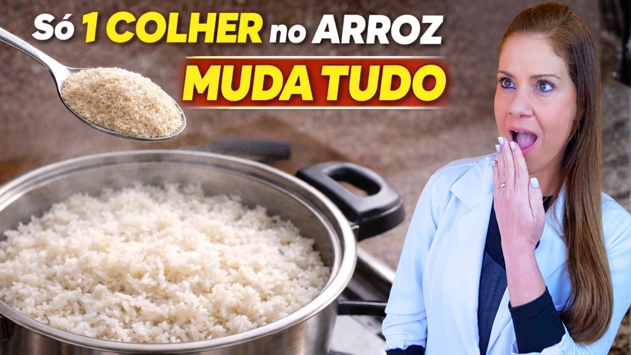 Eles Colocaram 1 COLHER no ARROZ e o Resultado Surpreendeu! GLICOSE, PESO e SACIEDADE