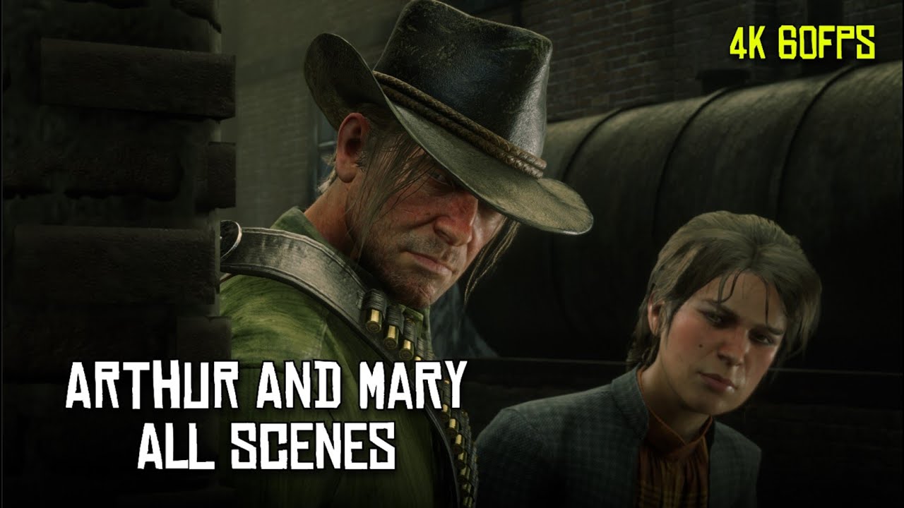 Arthur And Mary All Scenes (Chapter 2/4) 4K 60FPS | RDR2