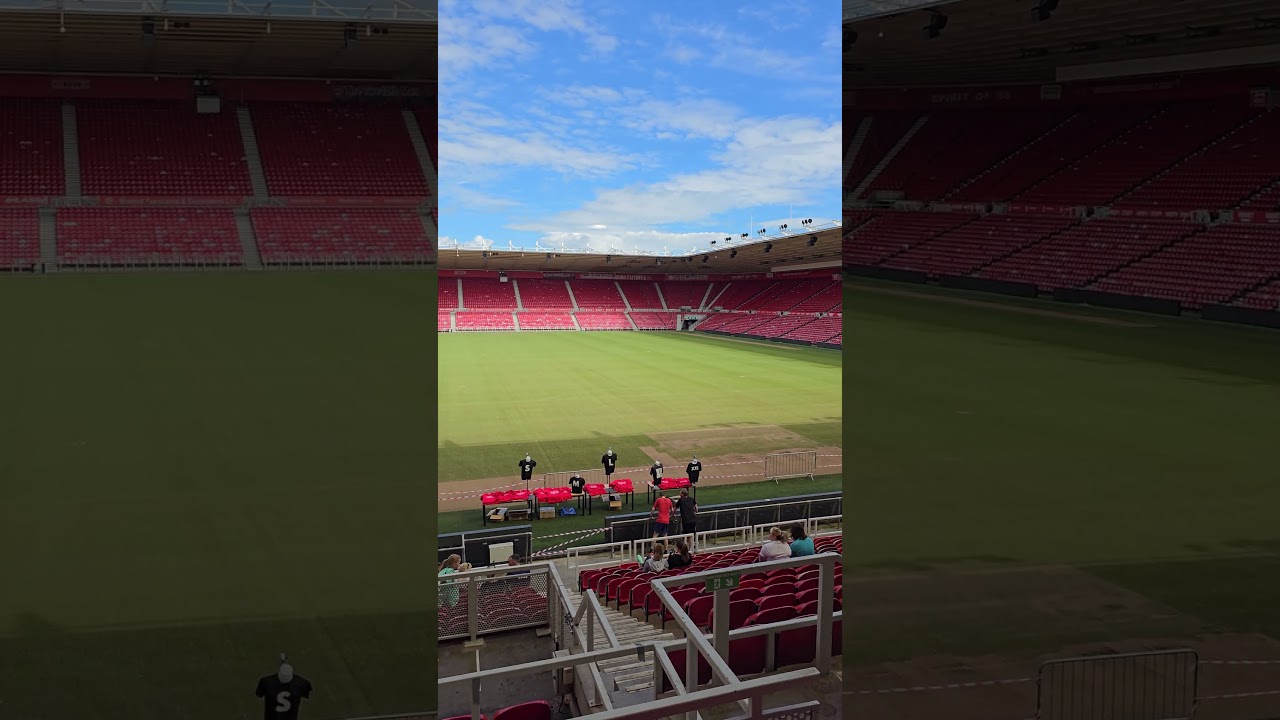 Riverside Stadium, Middlesbrough FC, shortly before start of Ali Brownlee 5K 16 June 2024