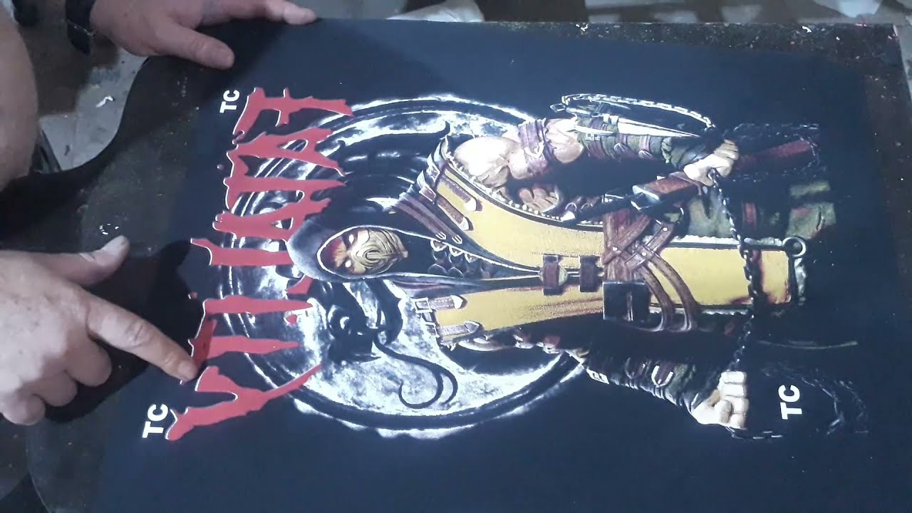 TRANSFER SERIGRAFICO  MORTAL KOMBAT