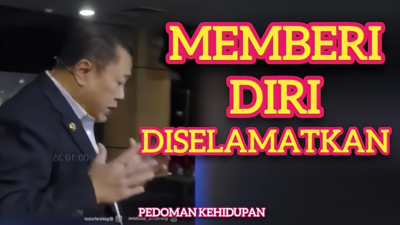 MEMBERI DIRI DISELAMATKAN | ERASTUS SABDONO, SUARA KEBENARAN, TRUTH ID, GSKI REHOBOT