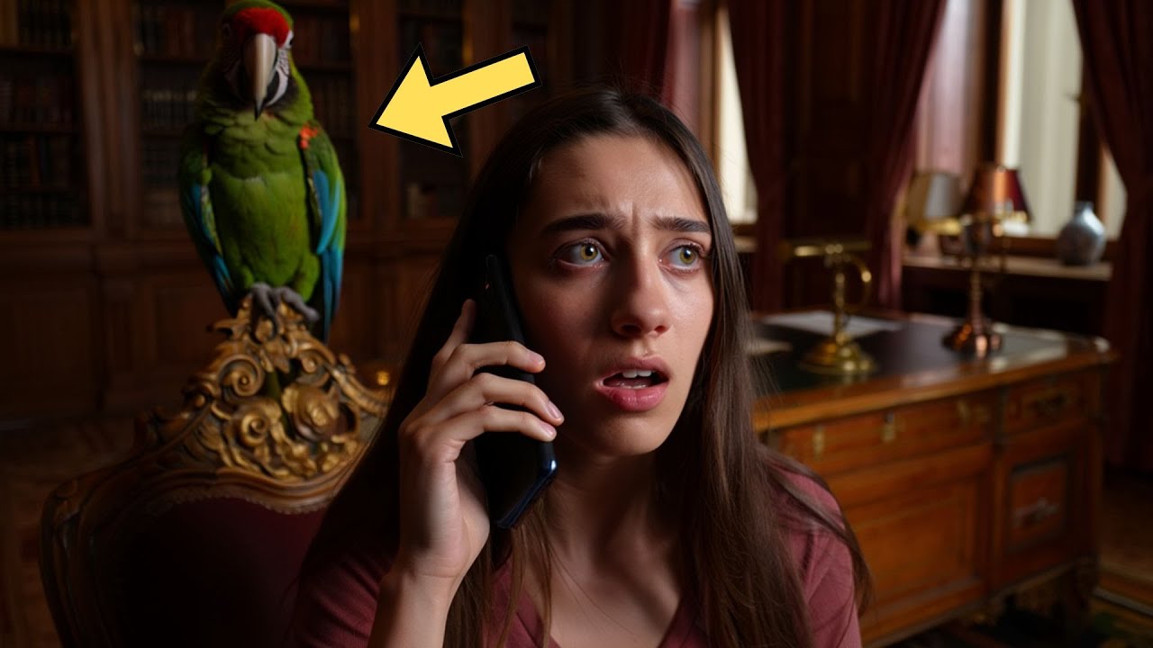 La nieta entra en PÁNICO cuando el loro contesta el celular y repite un pedido de SOCORRO...