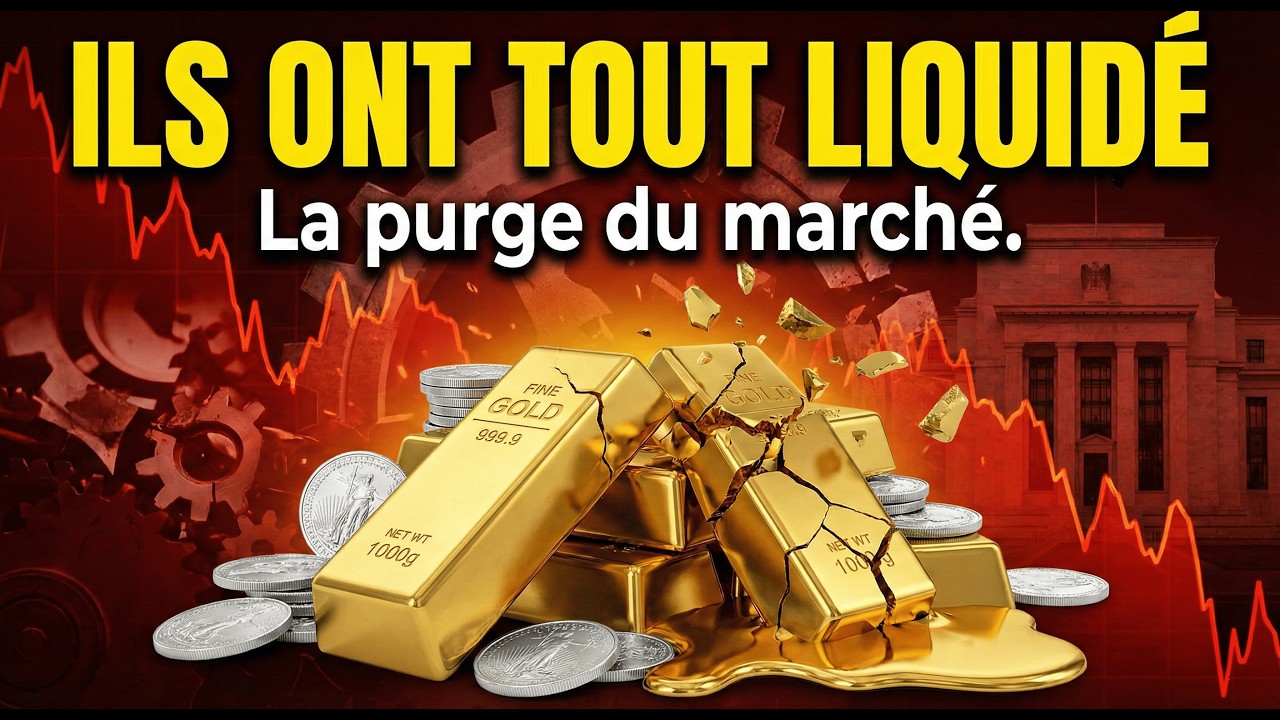 Pourquoi l’OR et l’ARGENT S'EFFONDRENT… Faut-il ACHETER maintenant ?