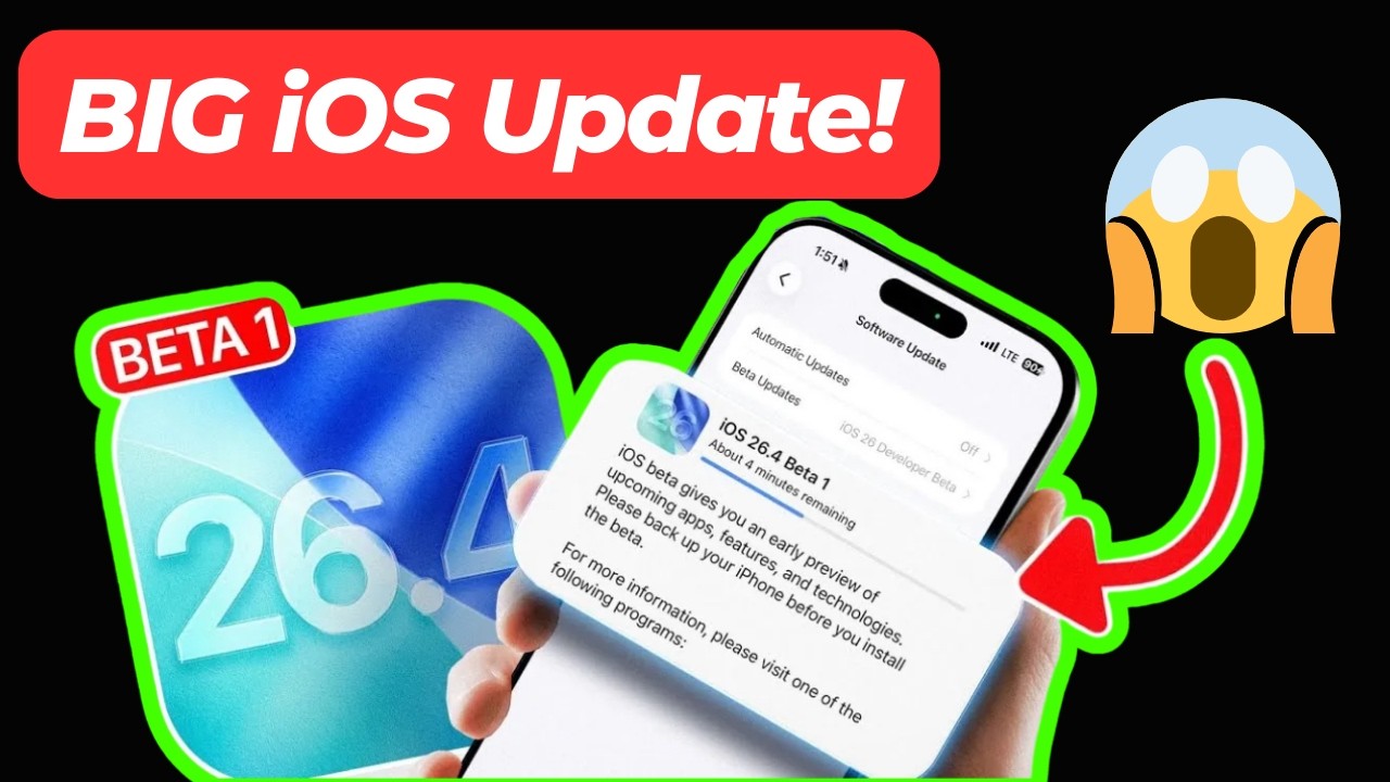 Вышла первая бета-версия iOS 26.4 — что нового? | iOS 26.4 вышла! 😳 Новые важные функции и скрыты...