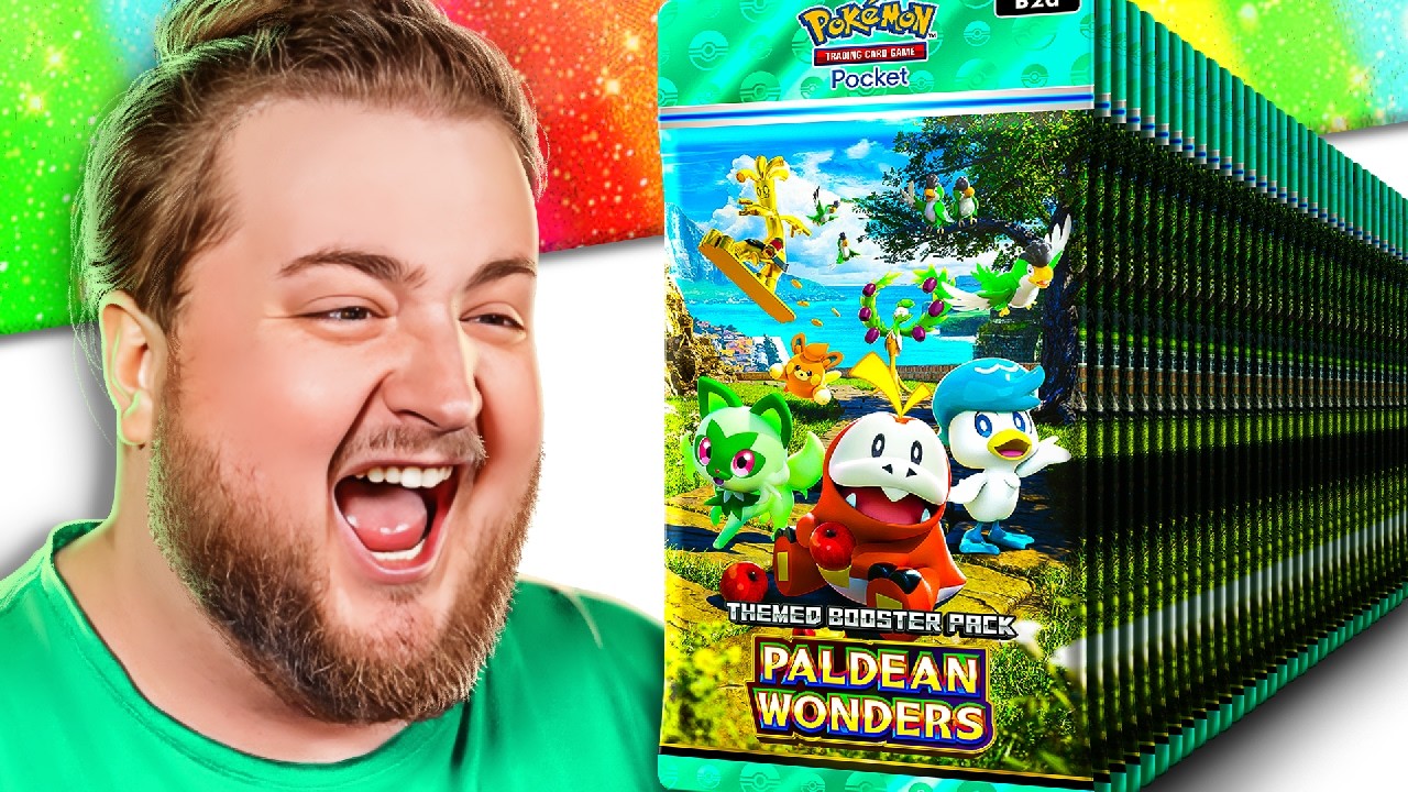 I Opened 100 Paldean Wonders Packs in Pokemon Pocket