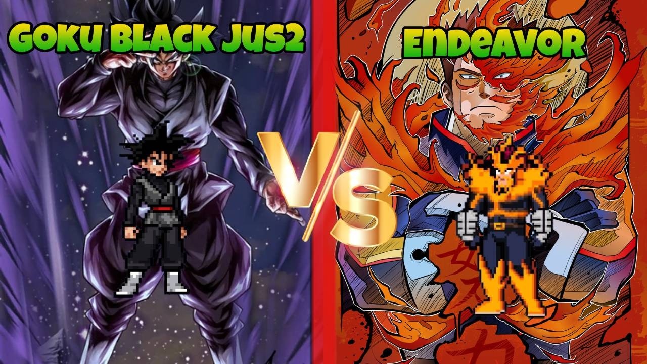 Jump Force MUGEN Goku Black Jus2 vs Endeavor