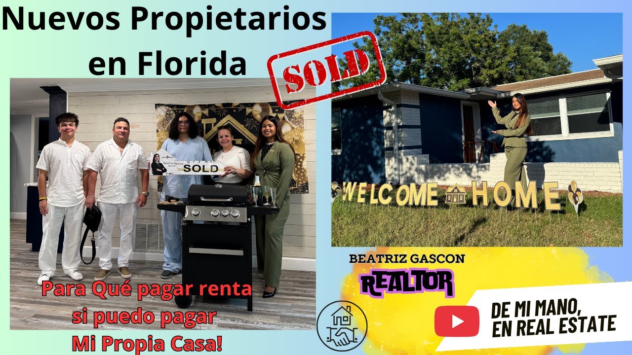 De buscar renta a tener su propia casa. Familia de Nebraska compra su primera propiedad en Florida.