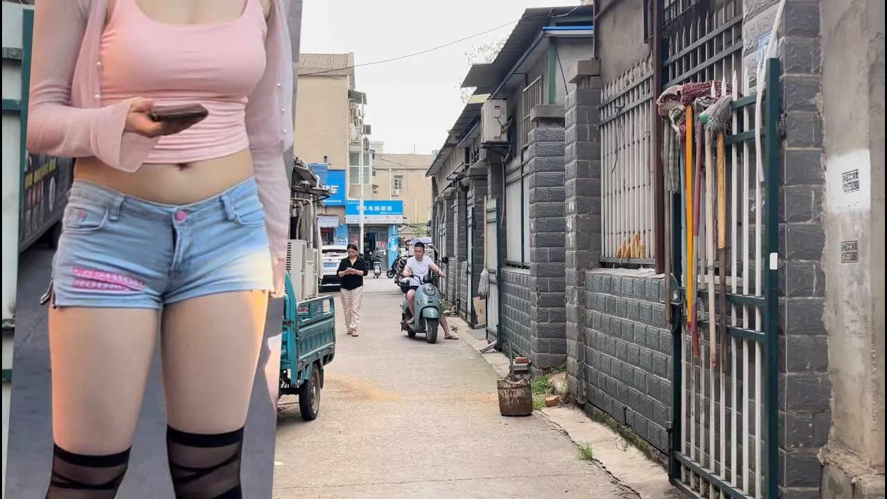 藏龍島-佛祖嶺-富士康路-梁山頭城中村。Canglong Island - Fozuling. Streets in Wuhan on Wednesday, April 16, 2025.