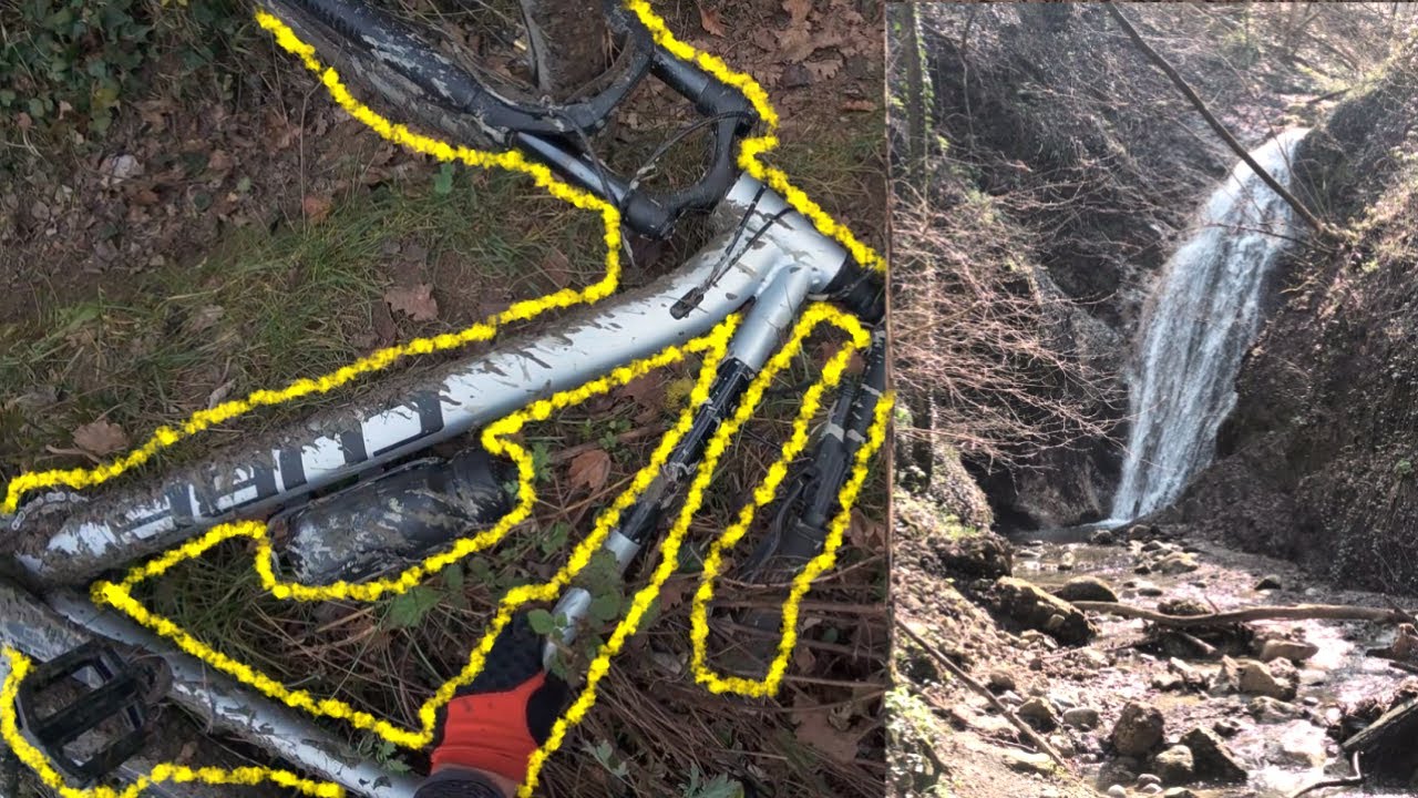 PERSO NEL BOSCO FRANATO CERCANDO LA CASCATA FACCIO UN PAIO DI CASCATE!