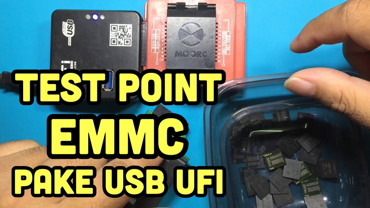 Akhirnya Slot USB Host UFI Terpakai, Buat Test Point Emmc Dadakan, FFU Emmc Update Clear RPMB Tested