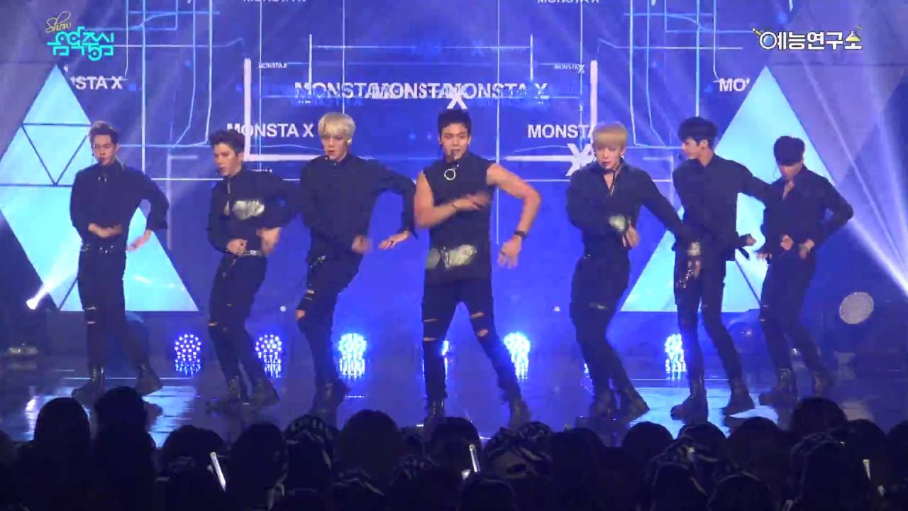 [예능연구소] 몬스타엑스 네게만 집착해 @쇼!음악중심_20160813 네게만 집착해 MONSTA X in 4K