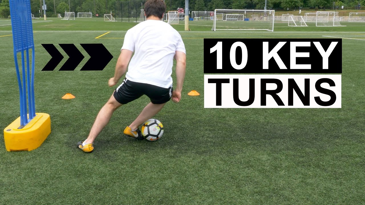 10 ключевых поворотов, которые должен освоить каждый футболист — обучающее видео