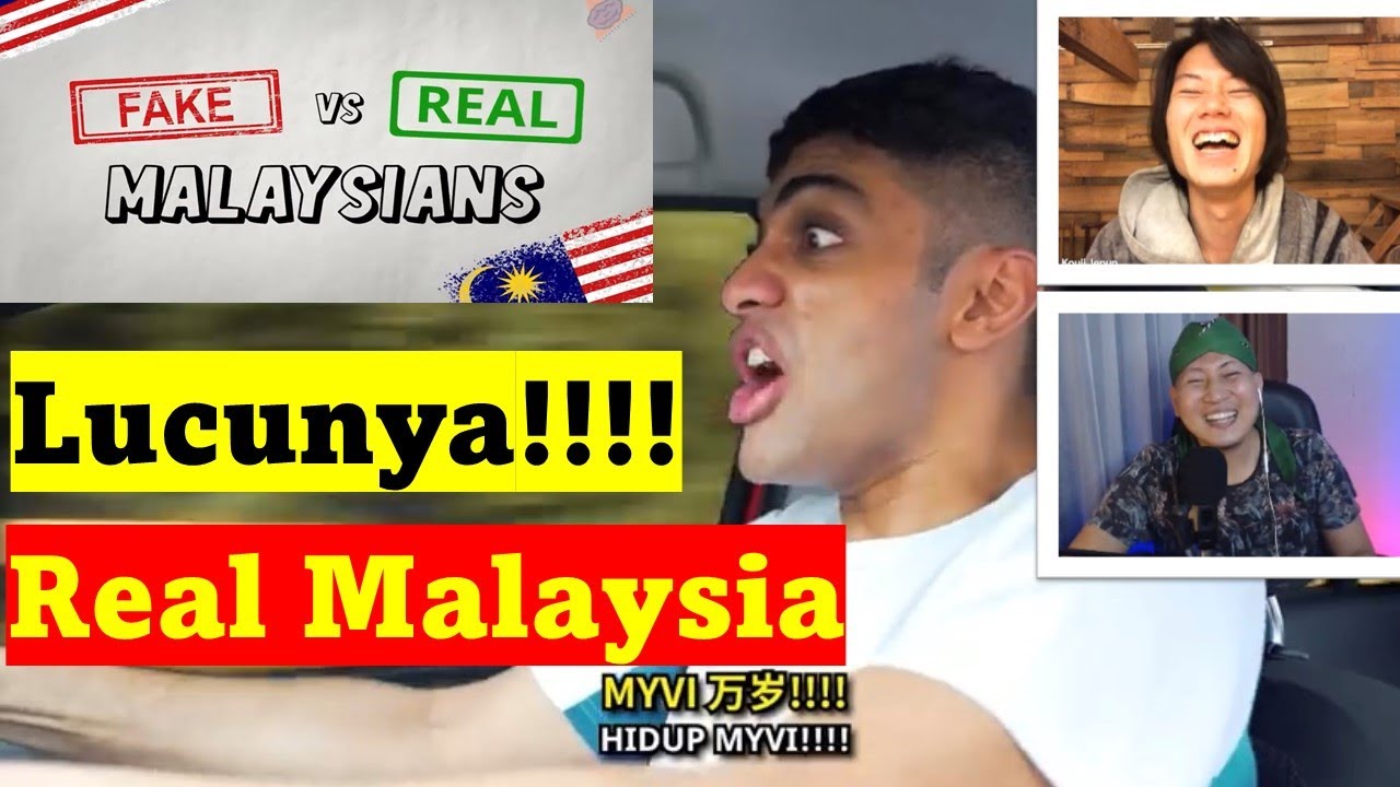 Reaction🇯🇵🇮🇩 Fake vs Real Malaysians/ This is real Malaysia!?/collab bersama 