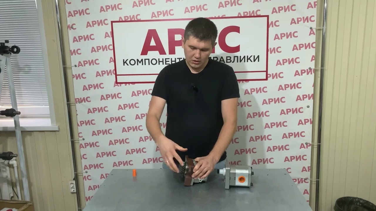 Насос НШ с опорным подшипником. Встроенный привод насоса нш
