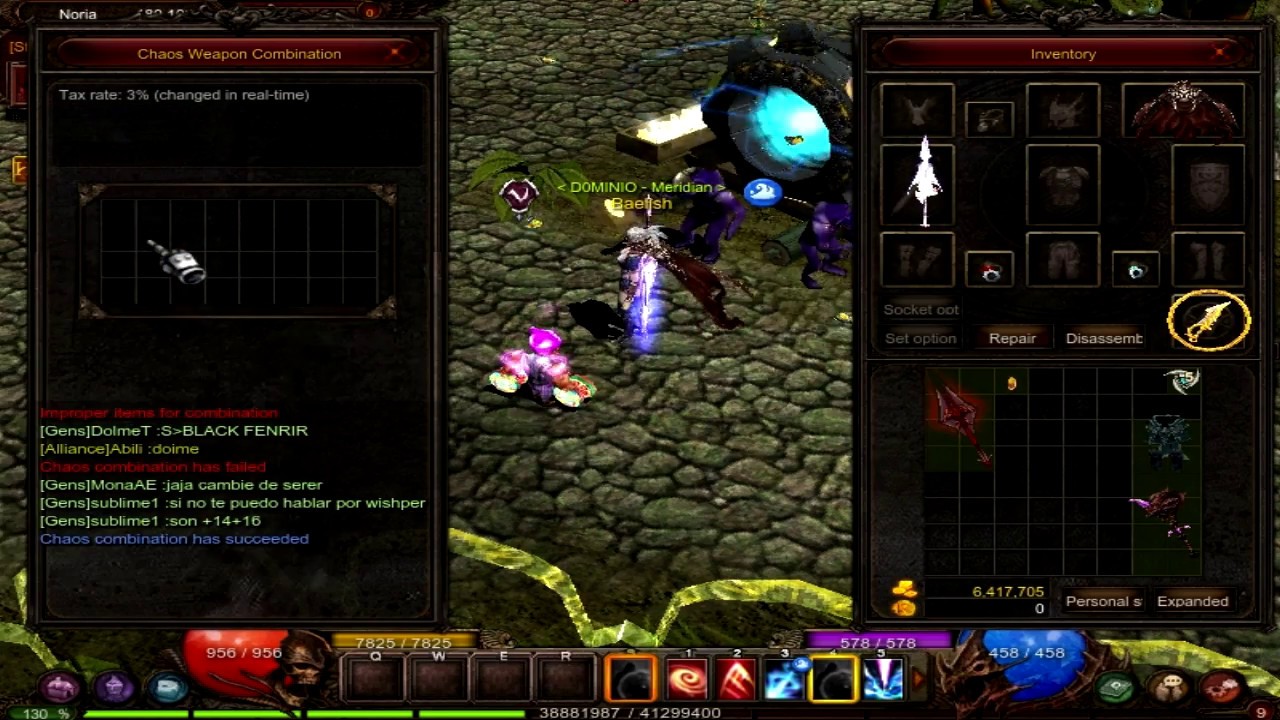 Mu Online | Criando asa com item Socket