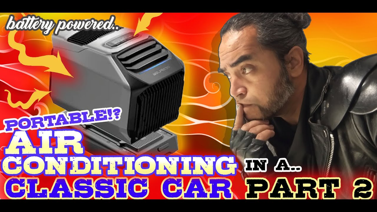 Portable AC in a Classic car PART 2!!
