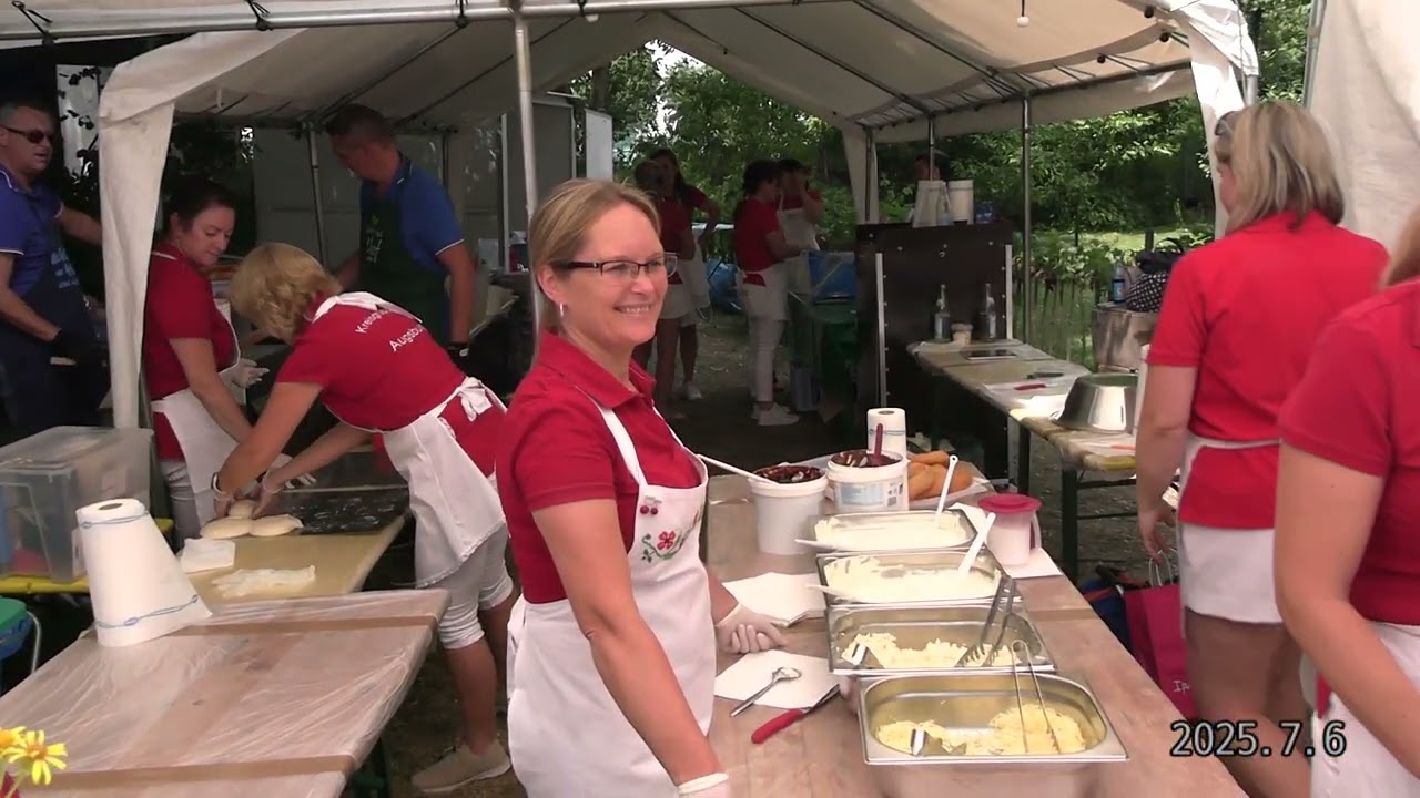 Siebenbürgische Spezialitäten  - Mici,Holzfleisch,Langosch  - 31 Jahre Kronenfest in Augsburg - 2025