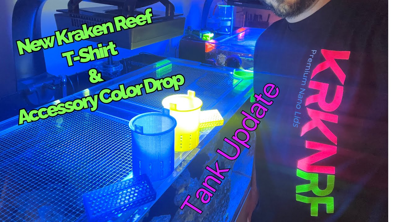 Waterbox 50.3 AIO Reef Tank Build | Ep. 2 | New Kraken Reef Swag + Tank Update