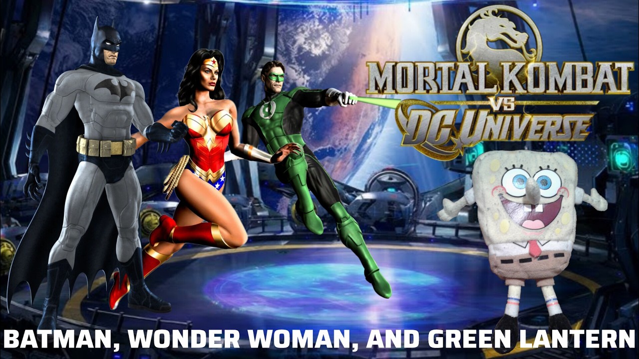 SpongeBob Replays MK vs. DCU - Part 5 (Batman, Wonder Woman, and Green Lantern)