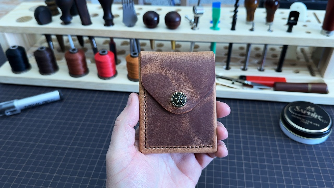 MAKING Popular Wallet on all platforms on the Internet + FREE Pattern #Leather #Wallet