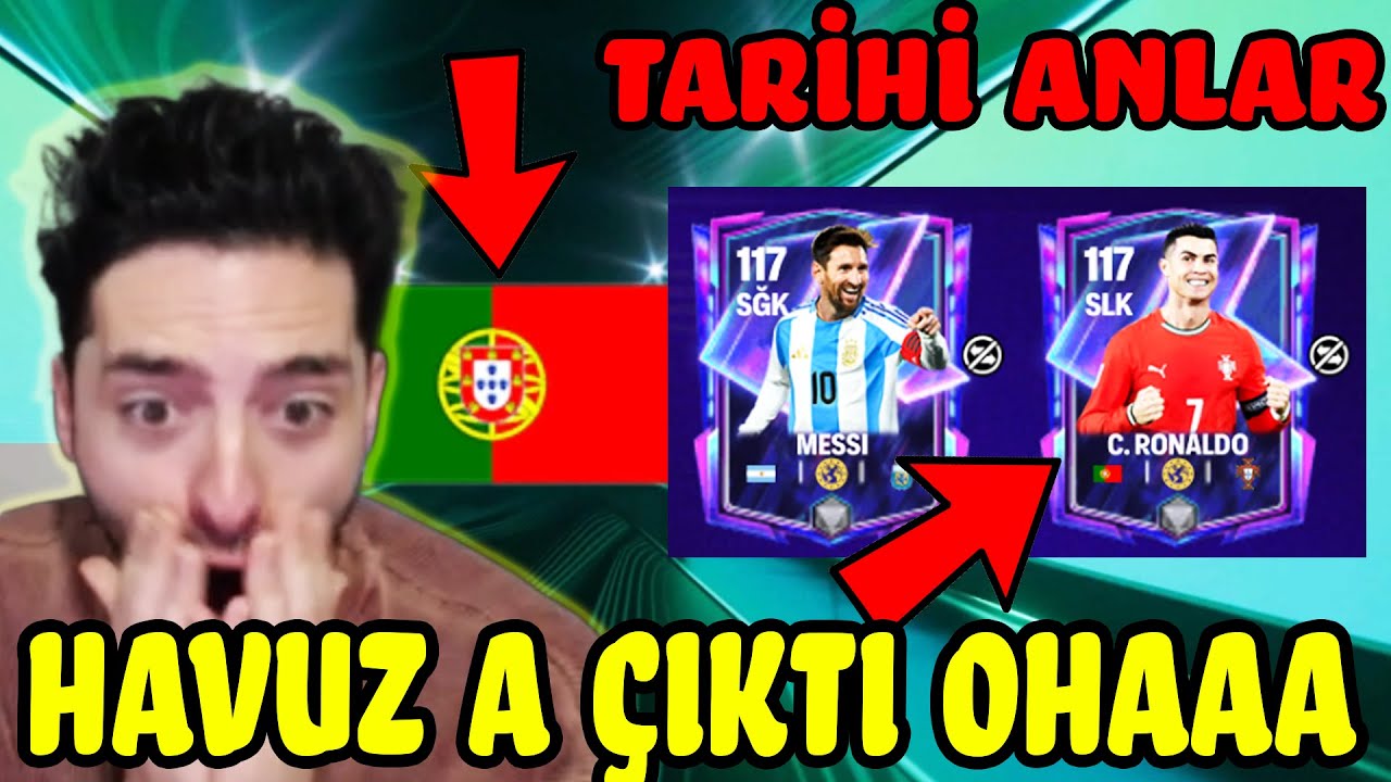 RONALDO & MESSİ ?? TARİHİ FLASHBACK PAKET AÇILIMI HAVUZ A ÇIKARDIM FC Mobile