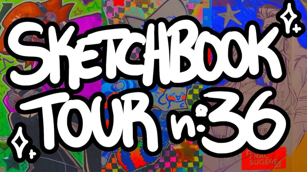 Sketchbook Tour n36 ☆。* | super chunky sketchbook!!