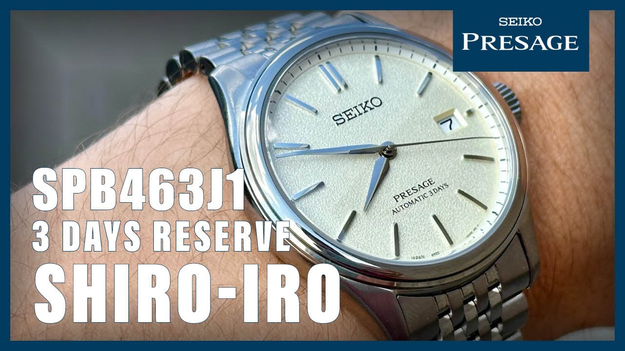 Unboxing The Seiko Presage Shiro-iro SPB463J1
