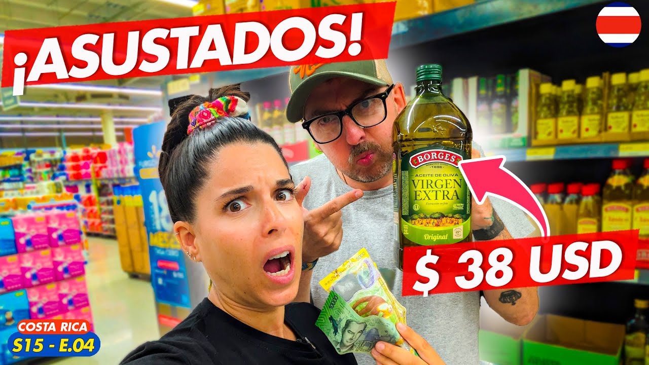🫣 Los ABSURDOS precios de un SUPERMERCADO en COSTA RICA 🇨🇷 los más caros de LATAM 🤑
