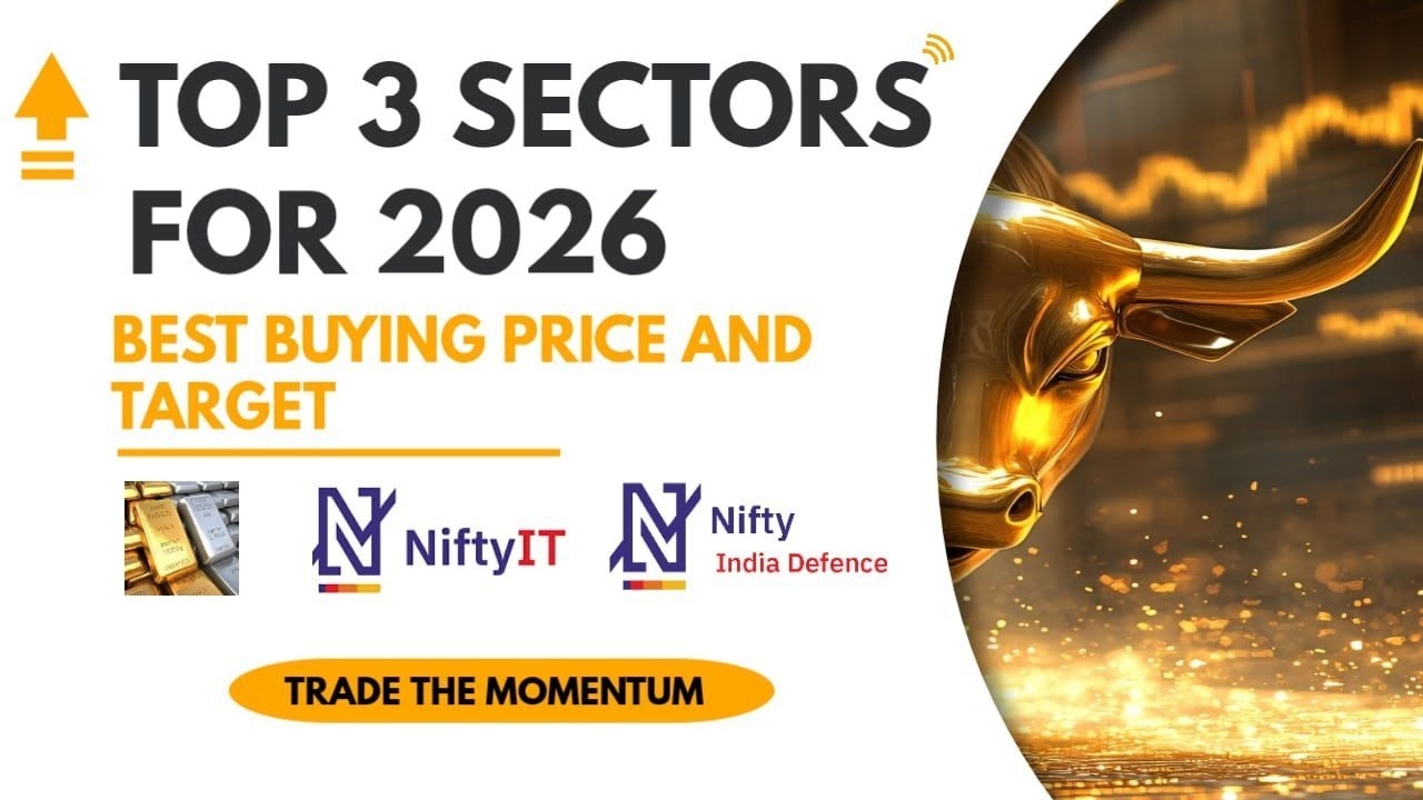 Top 3 Sectors to buy in 2026: Nifty IT, Defence & The Gold-Silver Explosion! 🚀